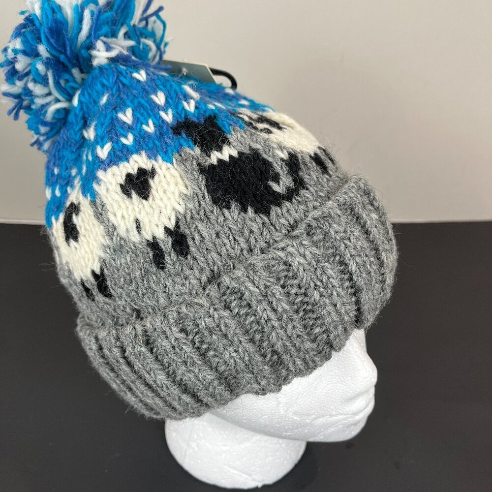 Unisex From the Source, Nepal, 100% Wool Knit Cap, OS, NWT